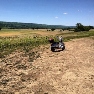 Beautiful day for a ride in Central Pennsylvania. #vespa  #motorcycles