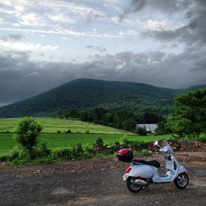 Mt. Nittany and #Vespa on a fine evening. #PennState