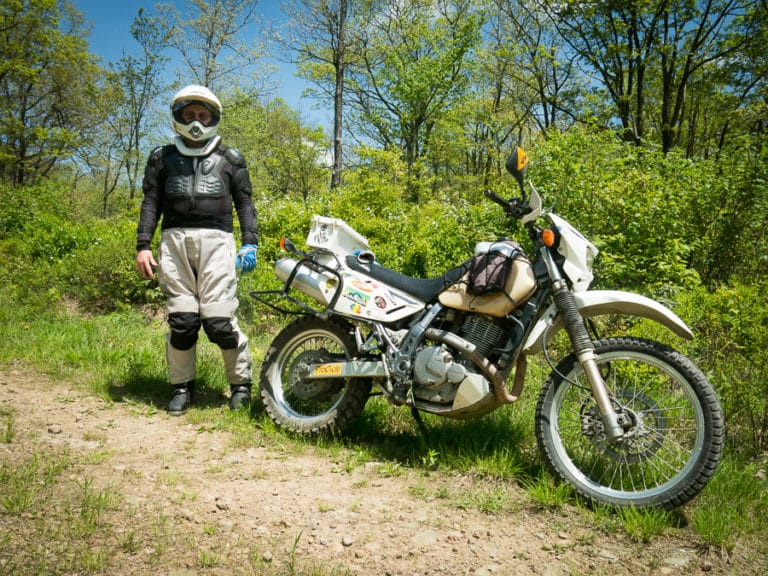 Riding a Vespa Scooter Off-Road - Scooter in the Sticks