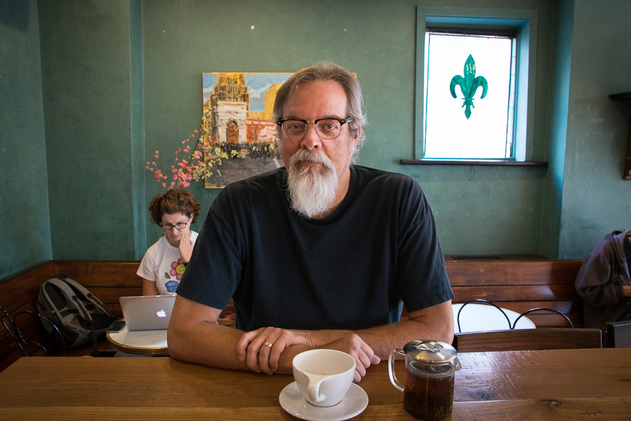 Gordon Harkins at Saint's Cafe