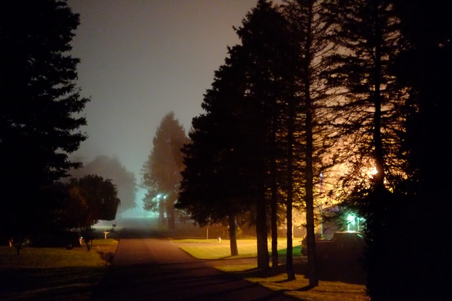 Boalsburg neighborhood at 3am