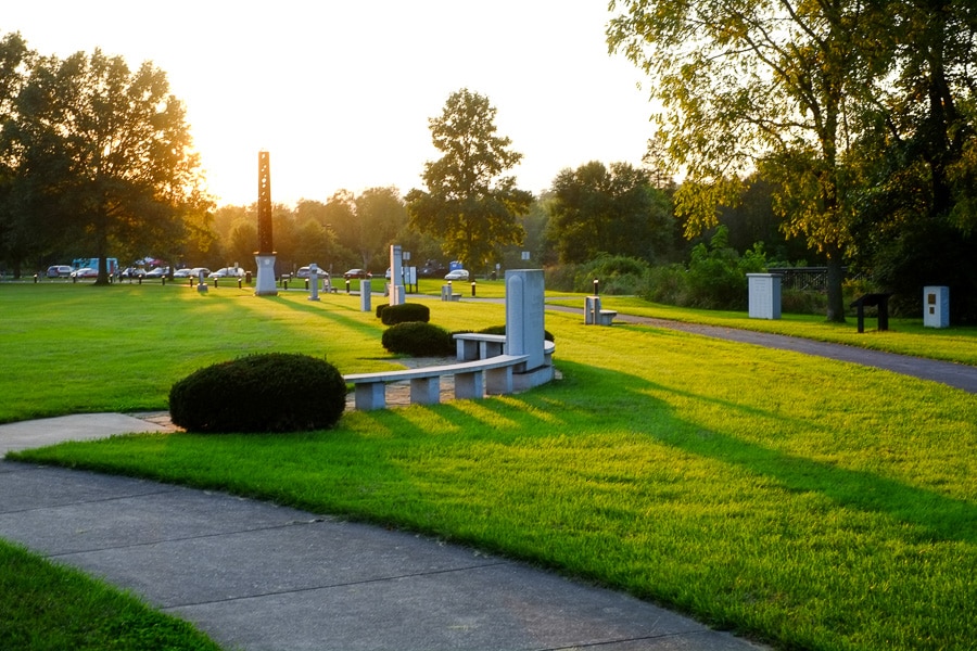 Sunset in Pennsylvania Military Museum