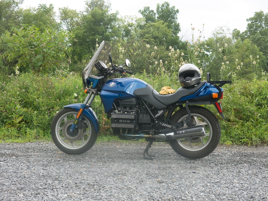 Evaluating My 1992 Bmw K75 Motorcycle Scooter In The Sticks