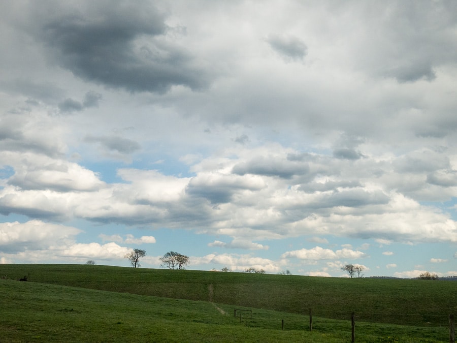 view of a horizon in farm field