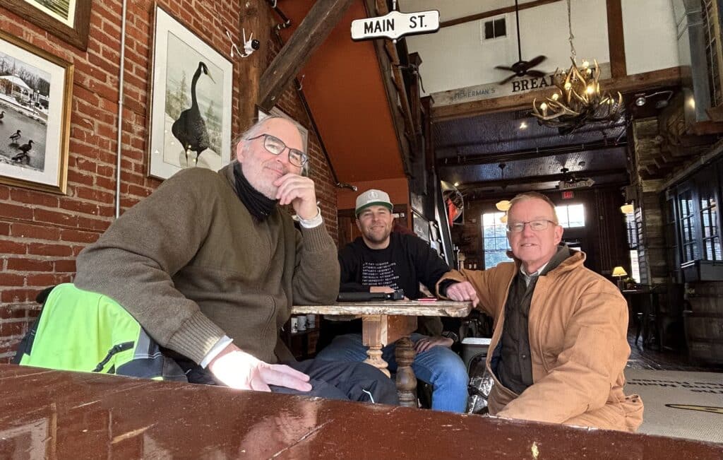 Steve, Andy, and Paul at the Meandering Mallard.