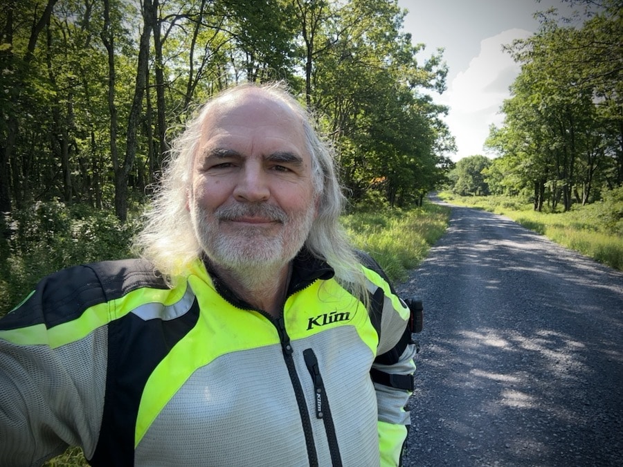 Steve Williams selfie in Moshannon State Forest.