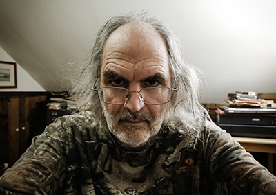 Portrait of Steve Williams looking stressed.