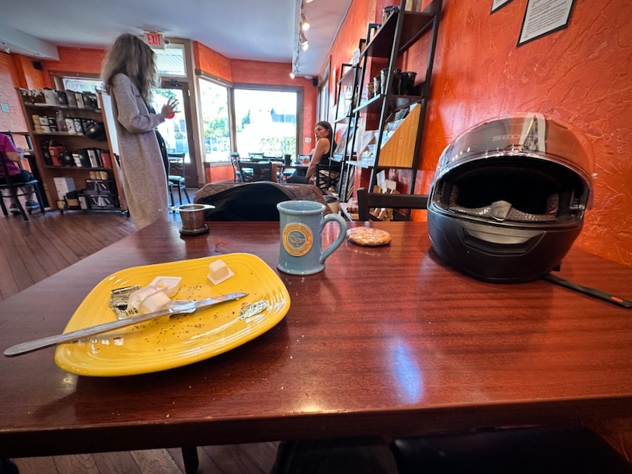 Inside the Standing Stone Coffee House.